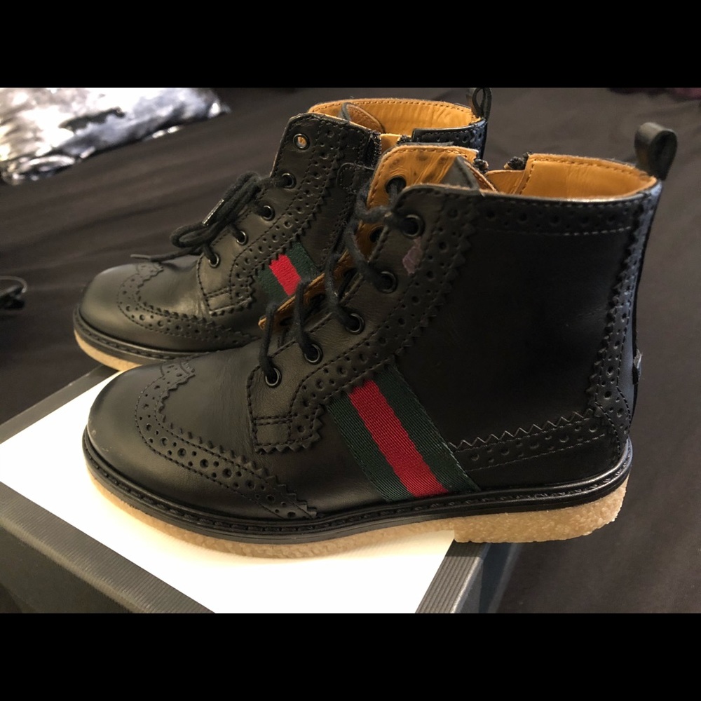 GUCCI BOY BOOTS